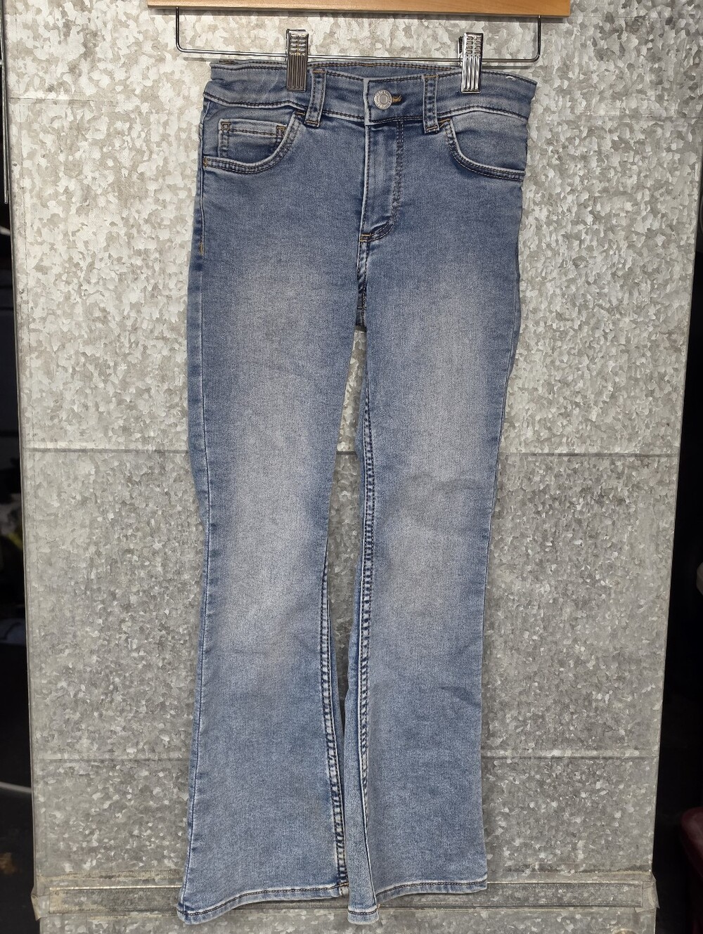 H&M Denim Stretch Flared Jeans Girls Size 7